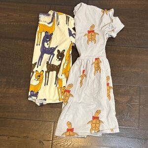 Animal Print Dress and Shirt